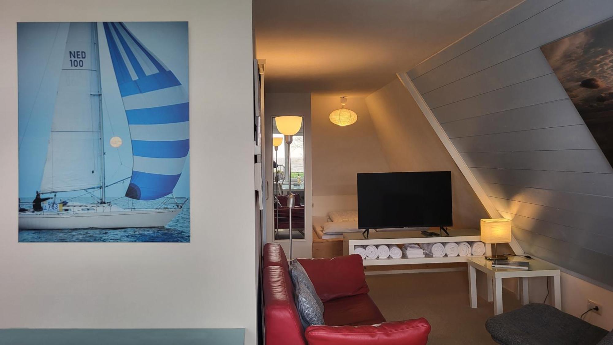 Slapen Aan Het Ijsselmeer - With Seaview And Sunset Stavoren Exterior foto
